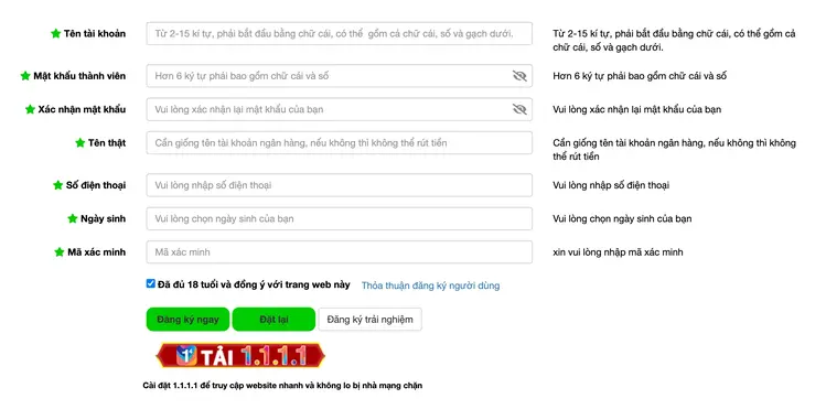 Đăng Ký Tài Khoản GOD88